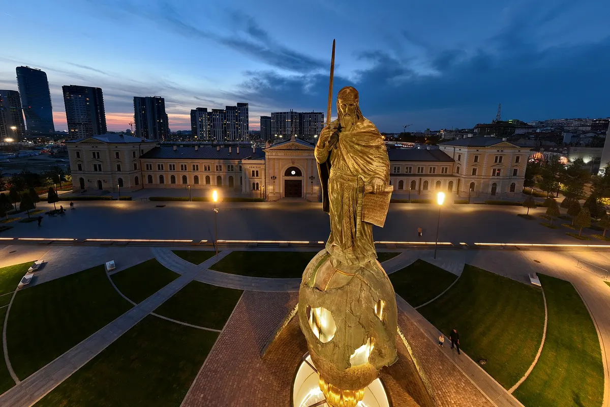 Sava Square & the Stefan Nemanja Monument